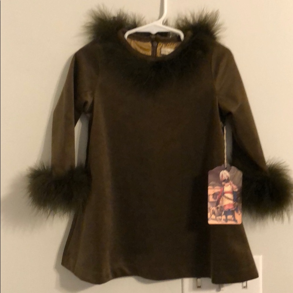 BOUTIQUE Carbon Soldier toddler dress NWT